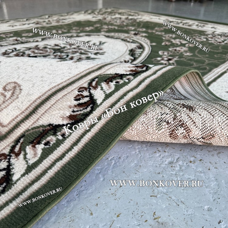 Ковер Лайт Карпет New 4 Дизайн 02 Зеленый